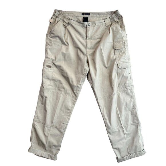 5.11 Tactical Taclite‎ Pro Mens Beige Cargo Pants 44x36 Ripstop Durable Outdoor - Picture 3 of 8